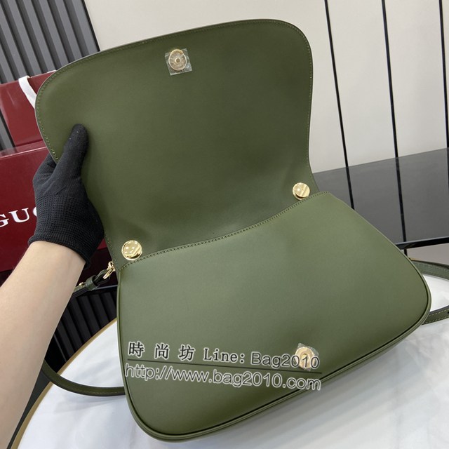 Gucci專櫃古馳最新款Blondie系列中號手提包磨砂原廠皮肩背女包 jh2119型號：815719